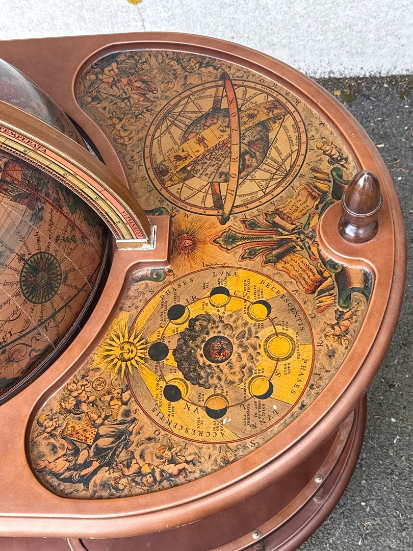 Globe bar terrestre – Vintage – Ornements – Meuble bar