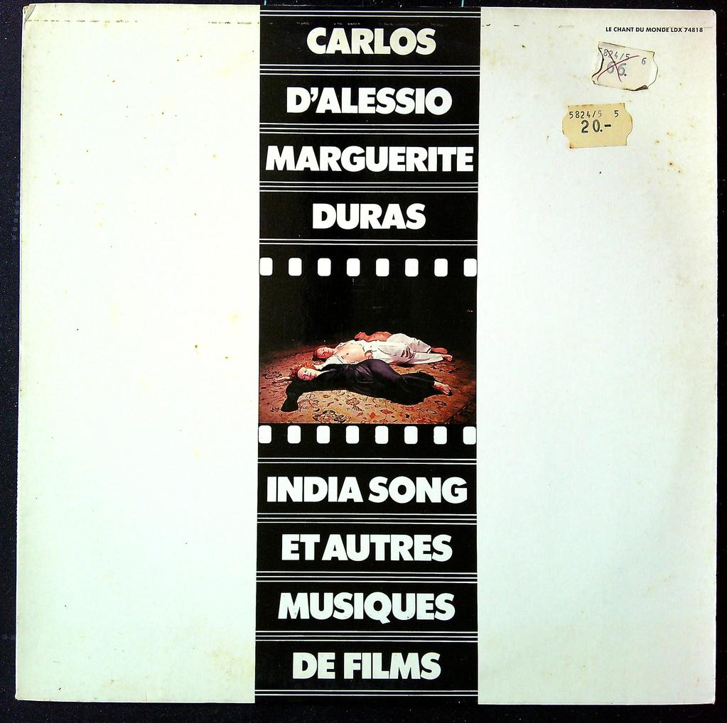 Disque Vinyle – Carlos D'alessio – Musique – India Song