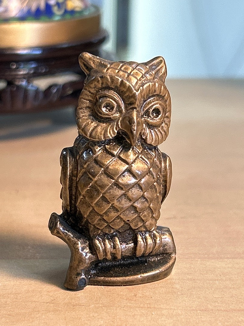 Figurine Chouette / Hibou en résine