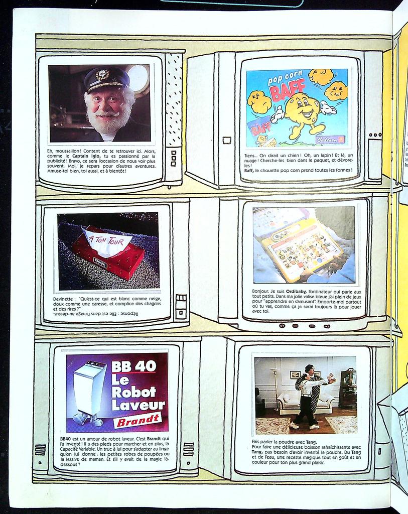 Album de collection Pub Album Tf1 1988 Bon état complet sauf vignette n 82