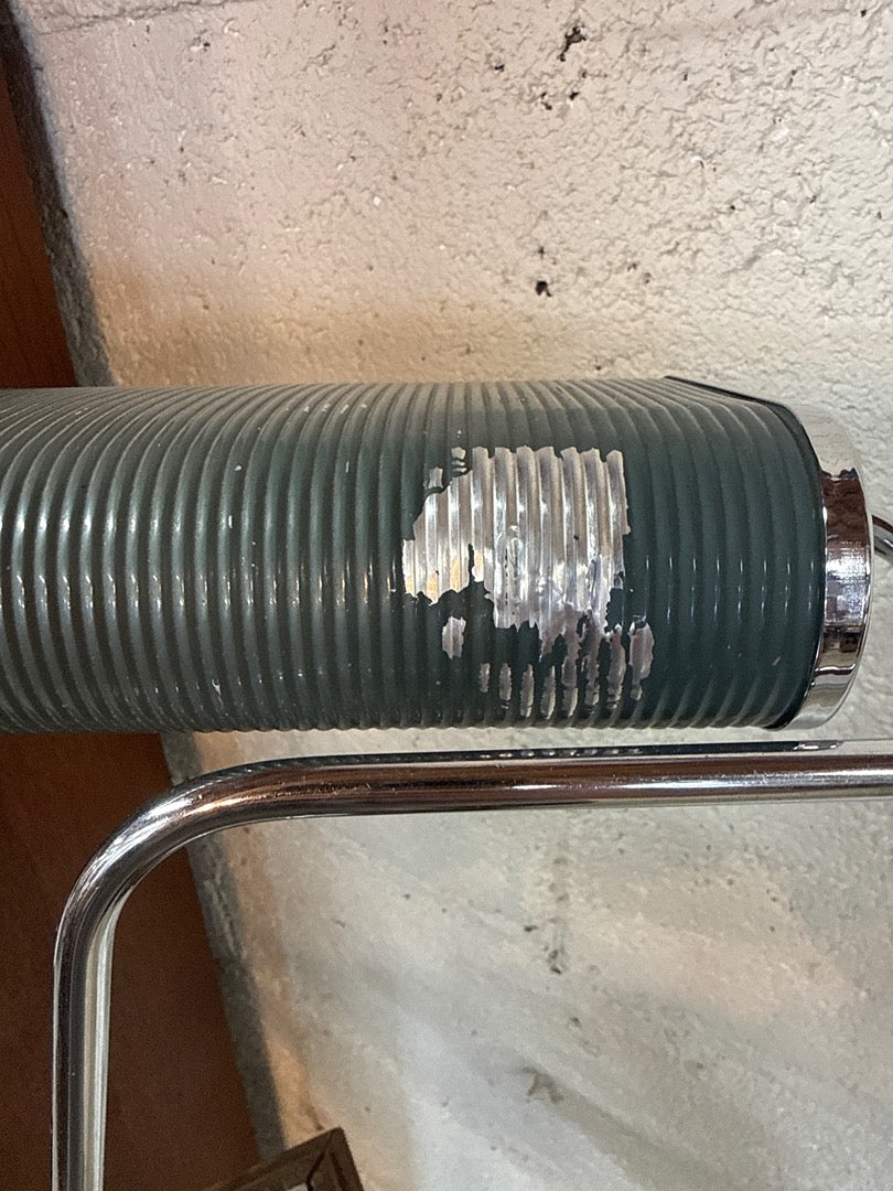 Lampe de bureau vintage – Style Art Déco chrome et vert