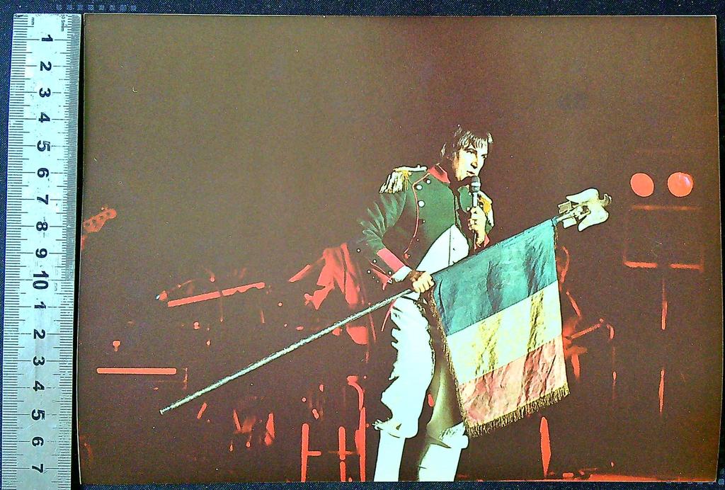 Photo Serge Lama – Napoléon – Memorabilia – Concert vintage