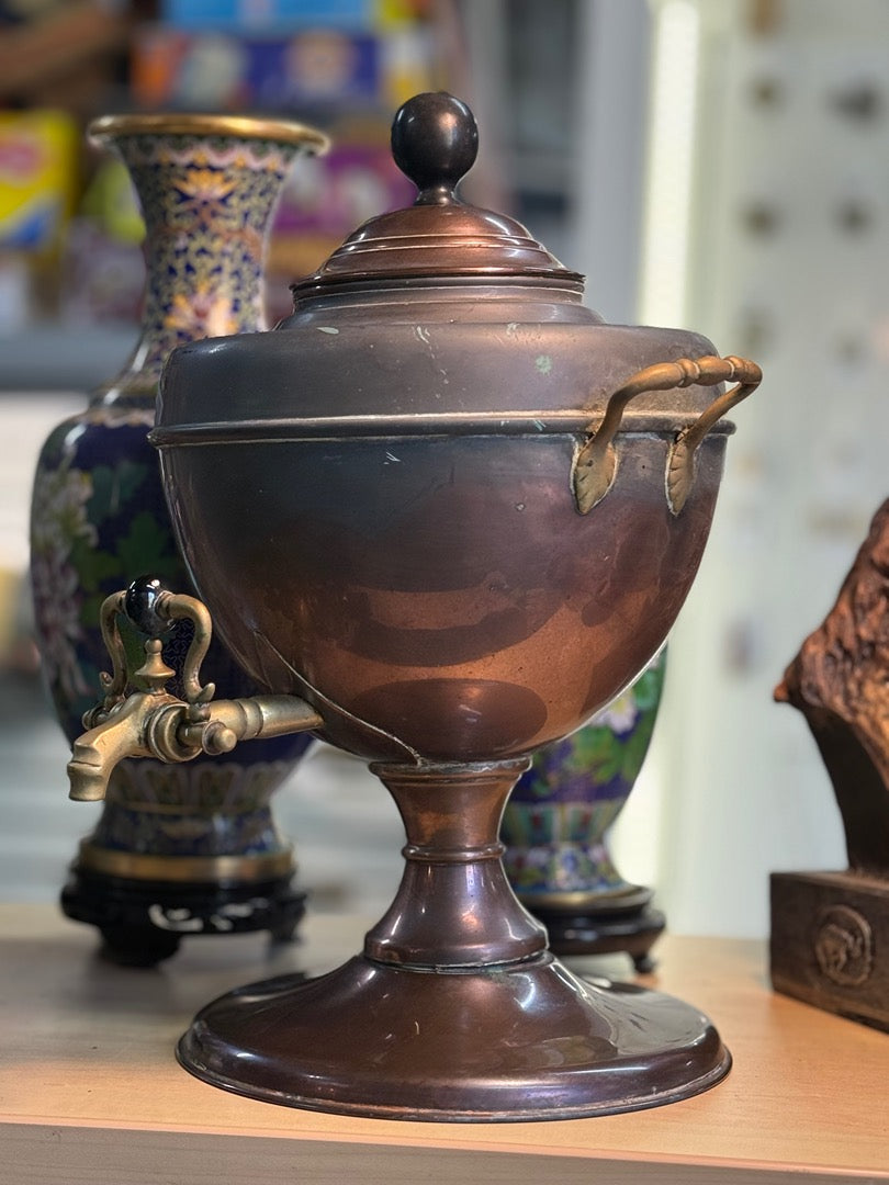 Samovar – Vintage – Art de la table – Cuivre et laiton