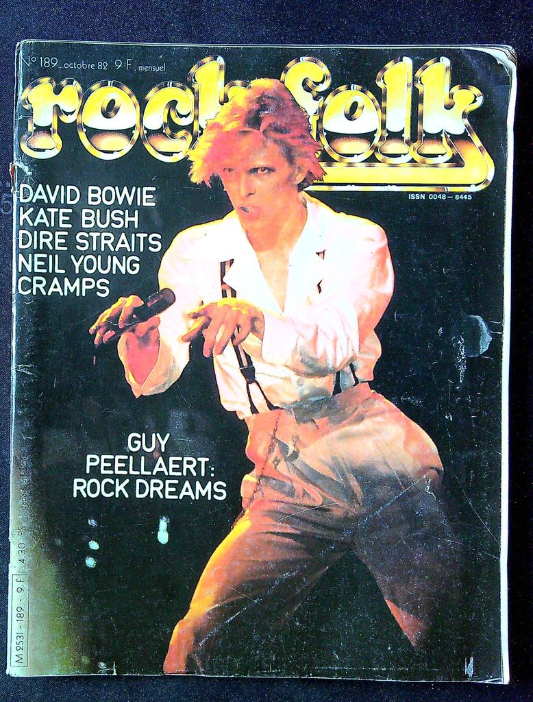 Magazine – Rock & Folk N°189 – Culture – David Bowie Octobre 1982