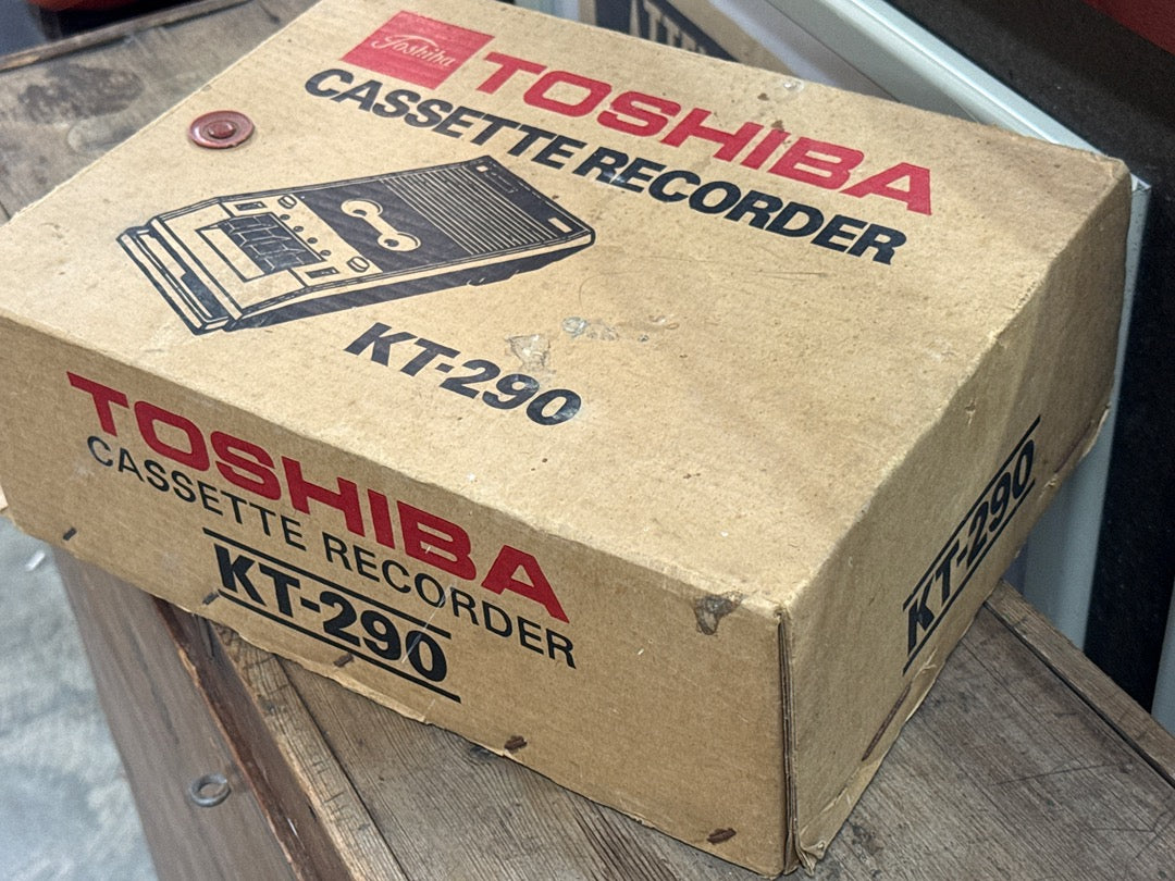 Magnétophone à cassette – Toshiba Kt-290 – Hi-fi – Vintage en boîte