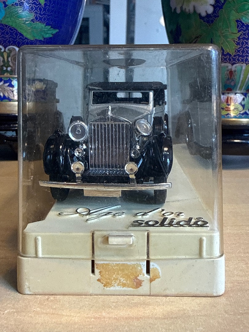 Voiture miniature – Solido Rolls Royce – Jouet – Gris noir