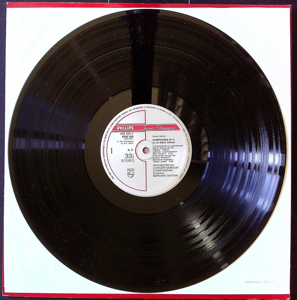 Double vinyle – Mahler Symphonies 5 & 10 – Musique – Bernard Haitink