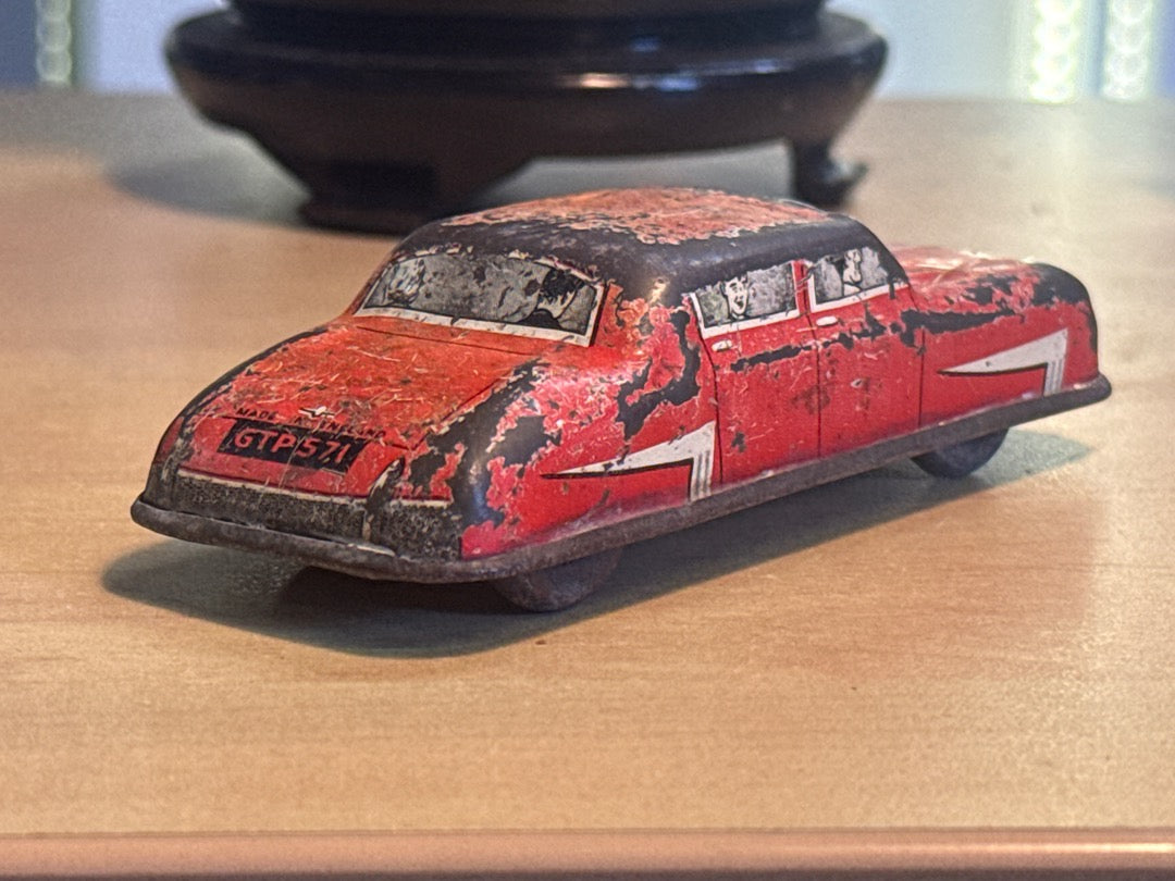 Voiture miniature en tôle – Mettoy – Jouet – Style vintage