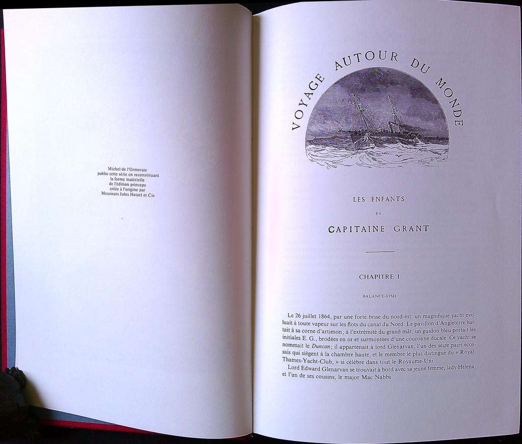 Livre Jules Verne – L'ormeraie – Livre – Capitaine Grant