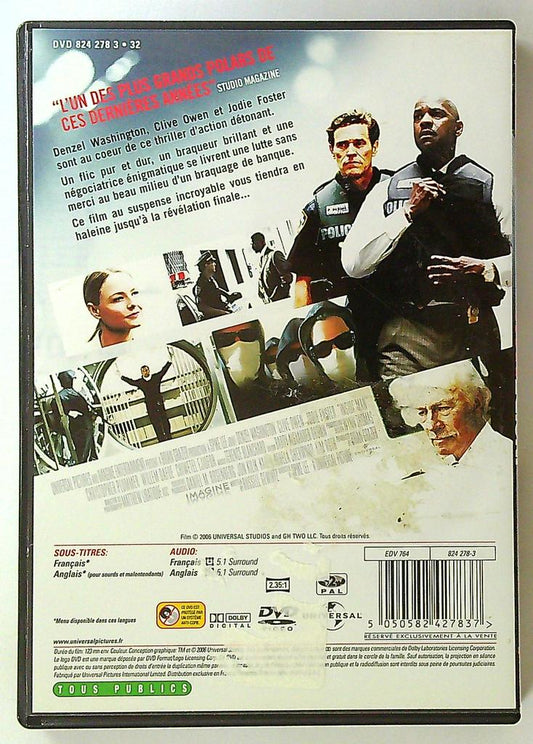 Dvd Inside Man L'homme de l'intérieur Denzel Washington