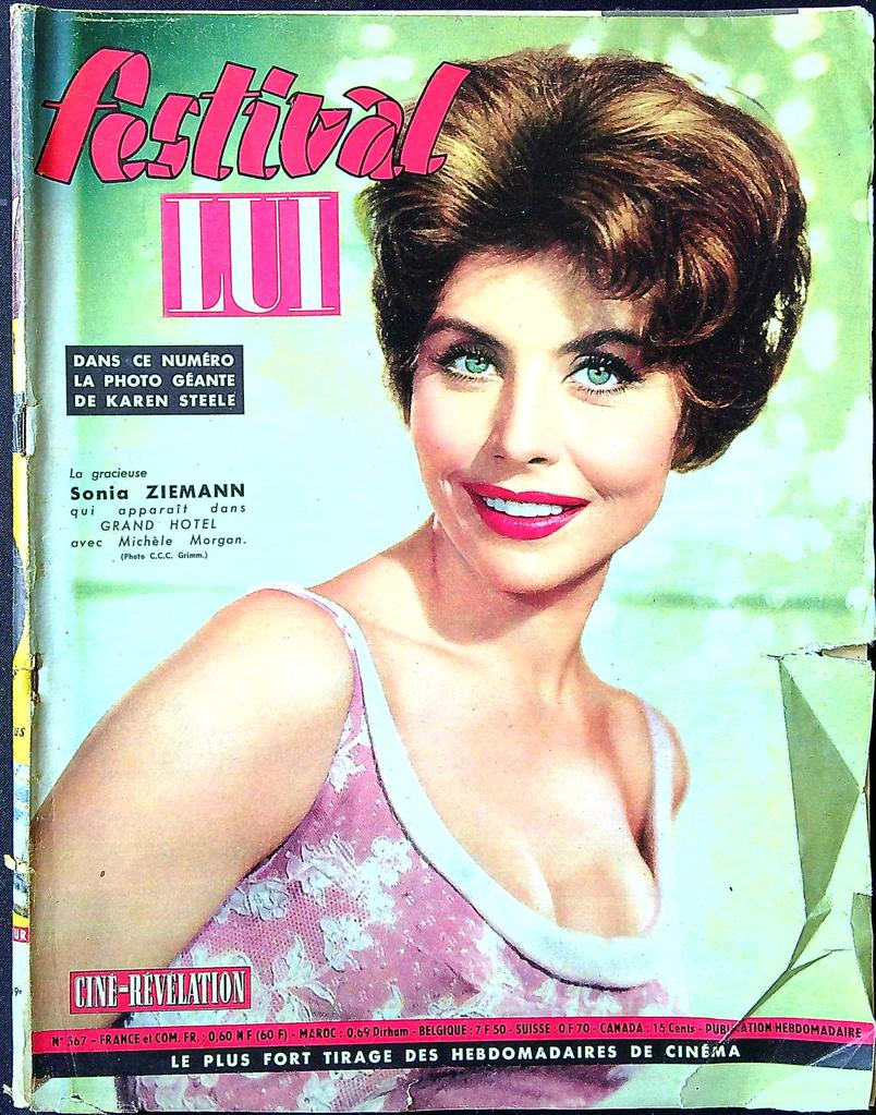 Magazine Festival Lui N° 367 – Revue vintage – Sonia Ziemann