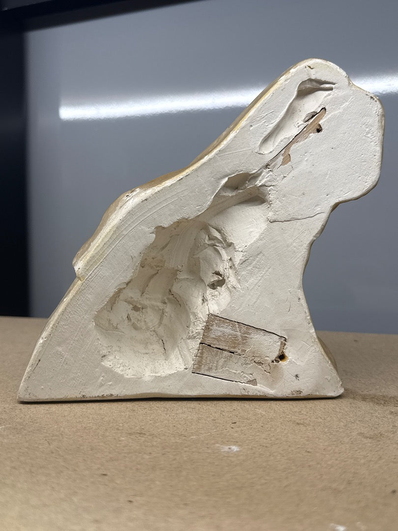 Buste De Vierge – Bibelots – Statue En Plâtre Patiné