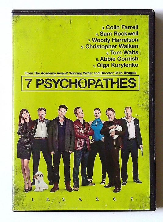 Dvd 7 Psychopathes film comédie policière