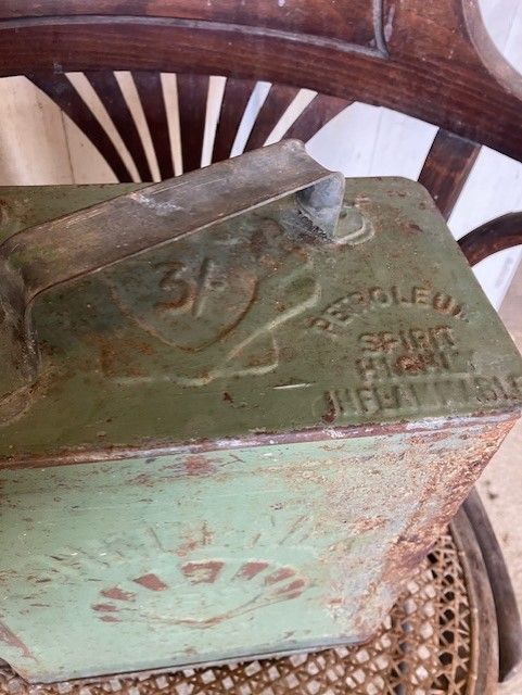 Ancien Bidon D'essence Shell Mex Bp Ltd