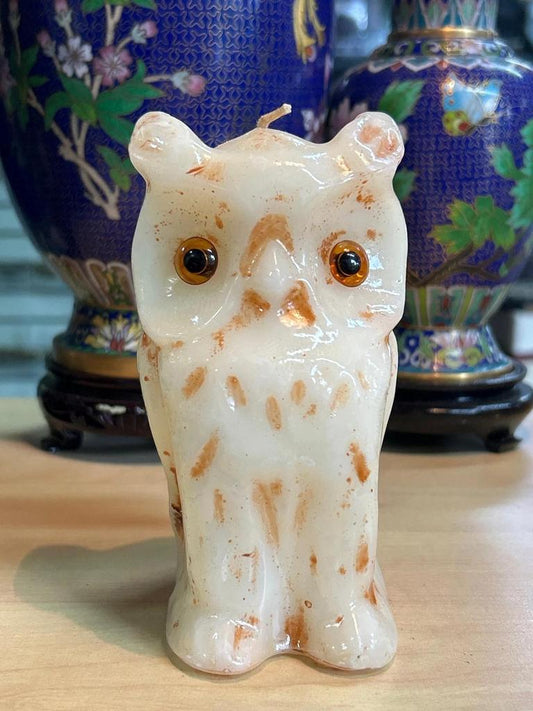 Bougie en cire Statuette Chouette / Hibou