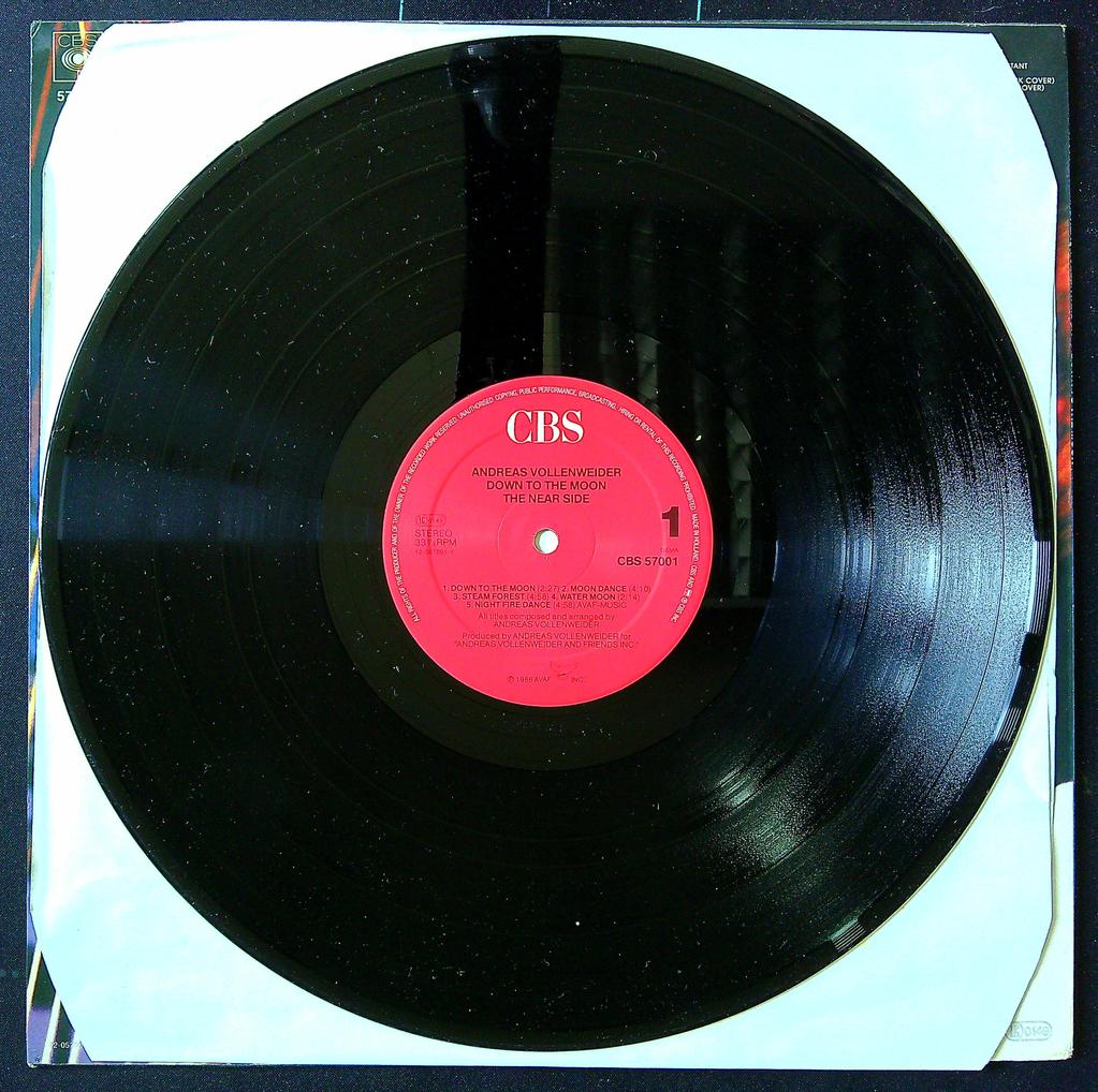 Disque vinyle – Andreas Vollenweider – Musique – Album Down to the Moon