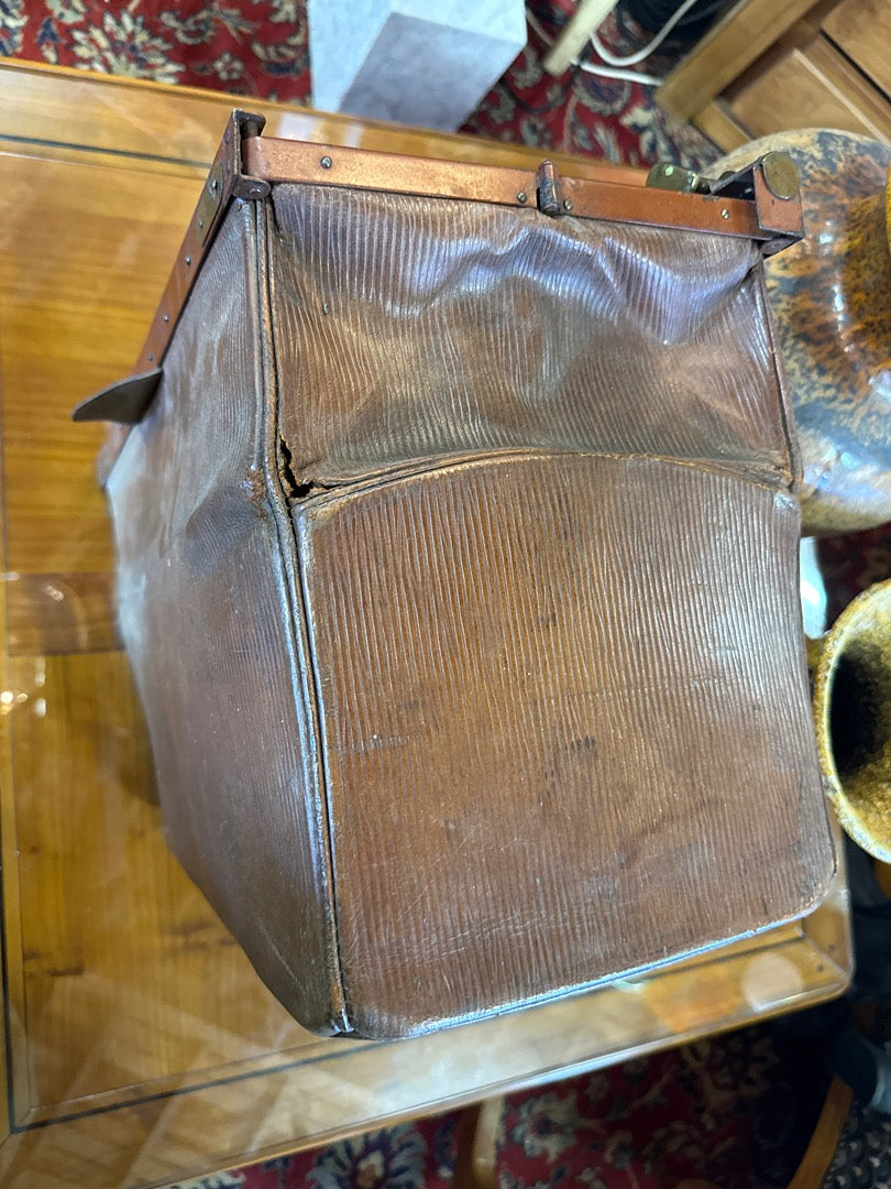 Sac de médecin – Vintage – Bagagerie – Cuir marron