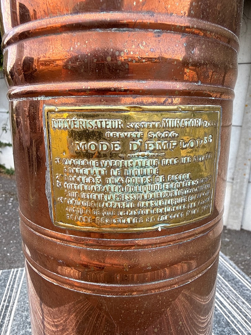Pulvérisateur – Muratori – Jardin – Cuivre et laiton