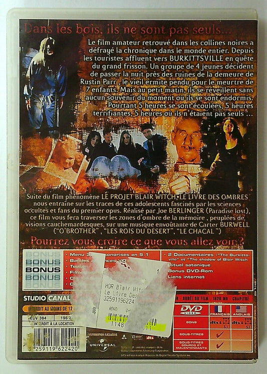 blair Witch 2 : Le Livre des Ombres Dvd Studio Canal