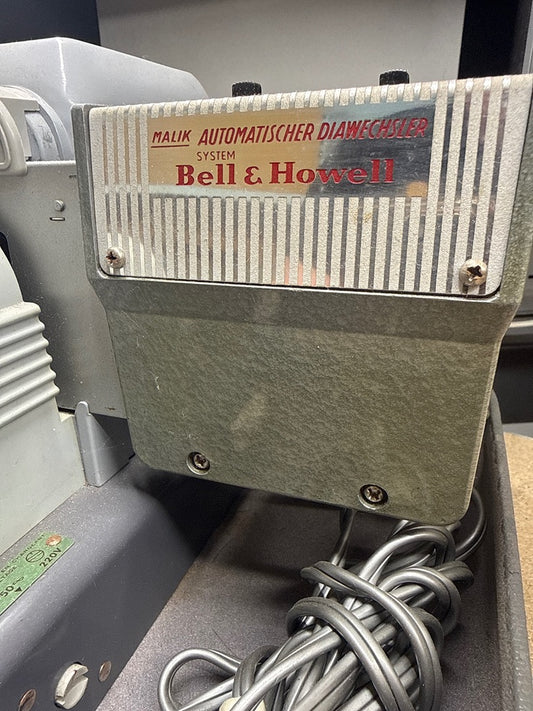 Projecteur diapositives – Malik System Bell & Howell – Électronique – Vintage avec mallette