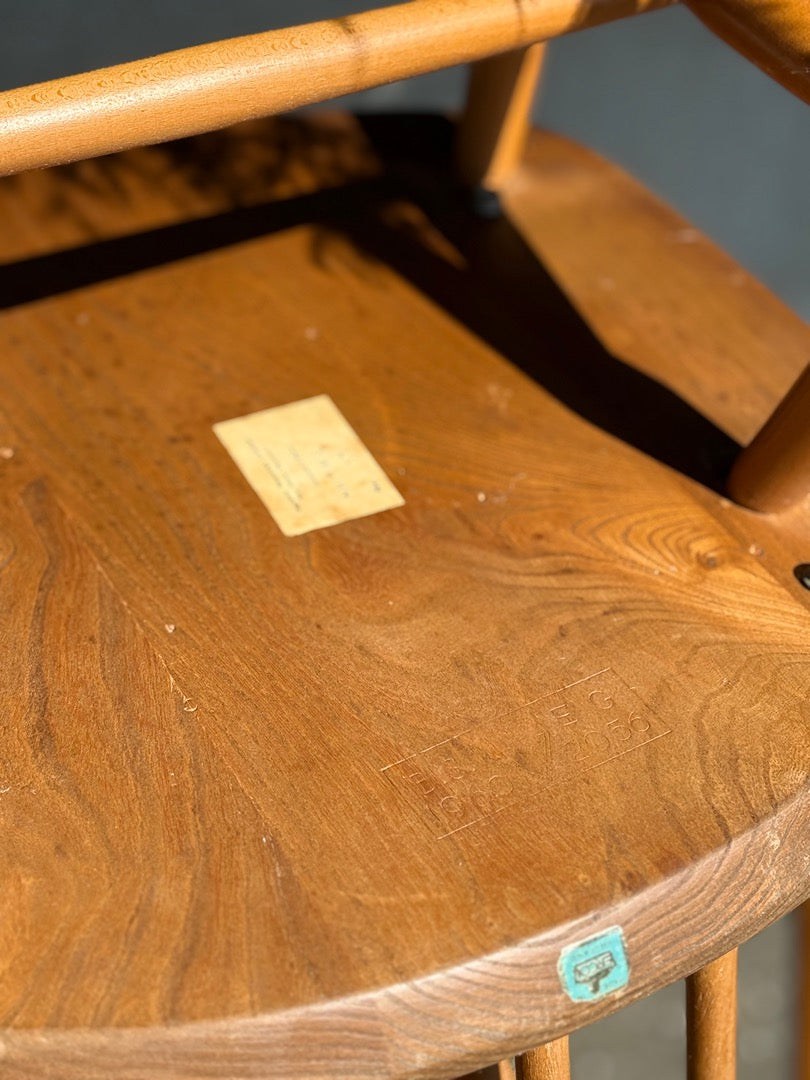Chaises – Ercol Quaker – Mobilier – Vintage en bois d'orme