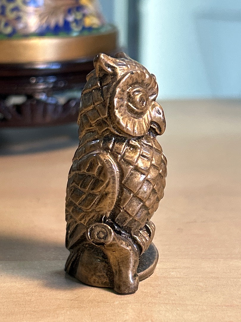 Figurine Chouette / Hibou en résine