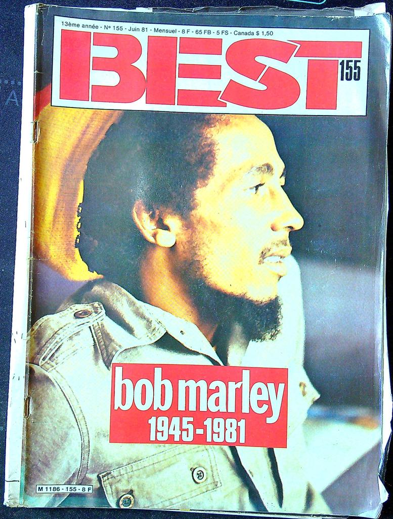 Magazine – Best N° 155 – Musique – Bob Marley Juin 1981