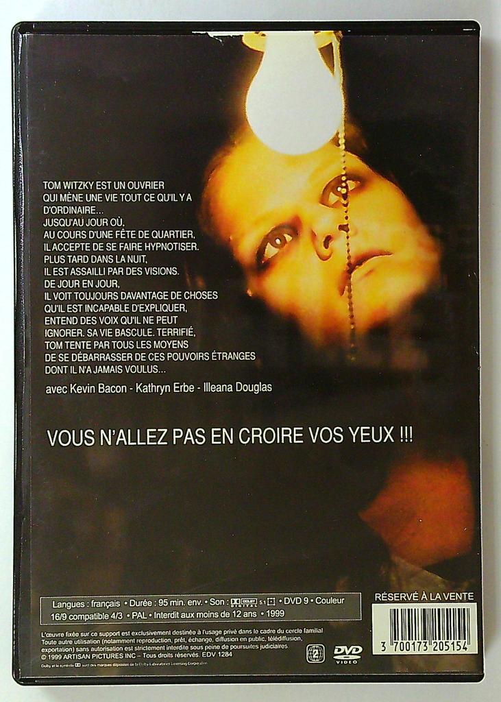 Dvd Hypnose thriller Kevin Bacon David Koepp