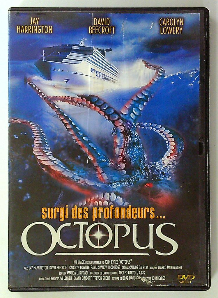 Dvd Octopus surgi des profondeurs horreur