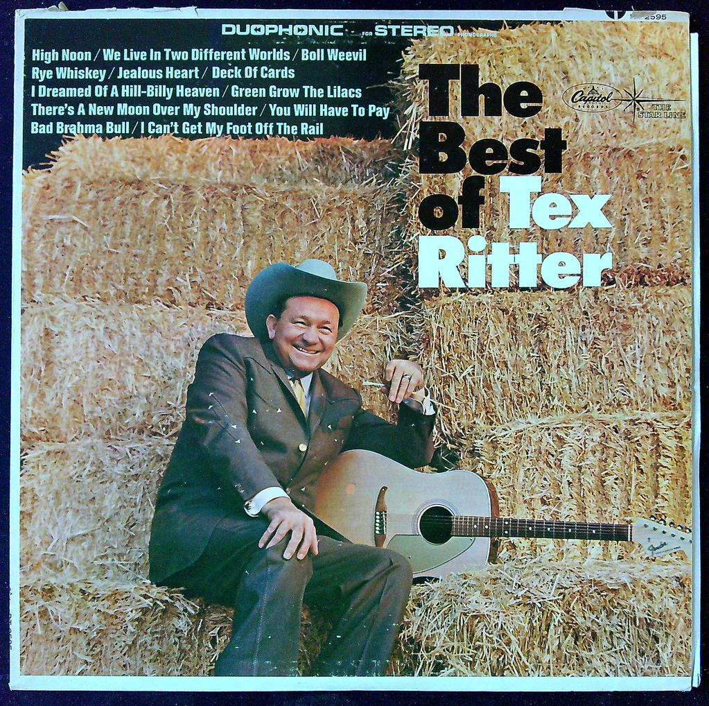 Vinyle the Best of Tex Ritter Country Classics Capitol