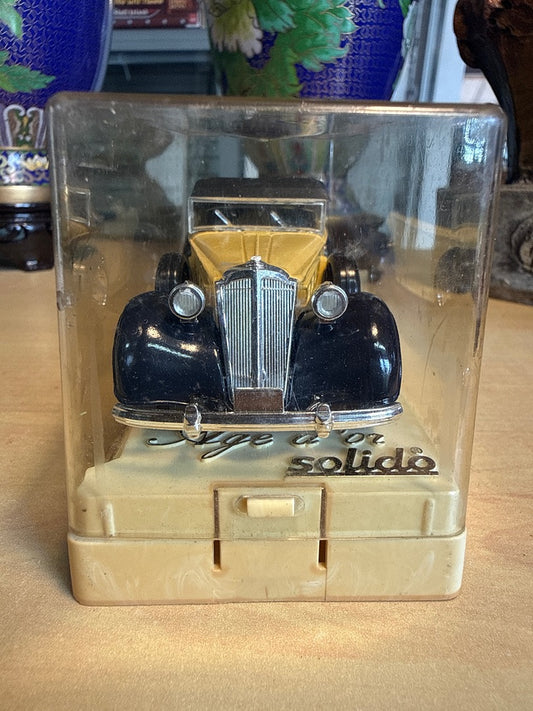 Voiture miniature – Solido Packard Super Eight – Jouets & Jeux – Packard Super-eight jaune noire ave