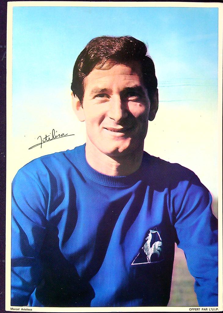 Carte Caltex Marcel Artelesa 1966 – Memorabilia – Football