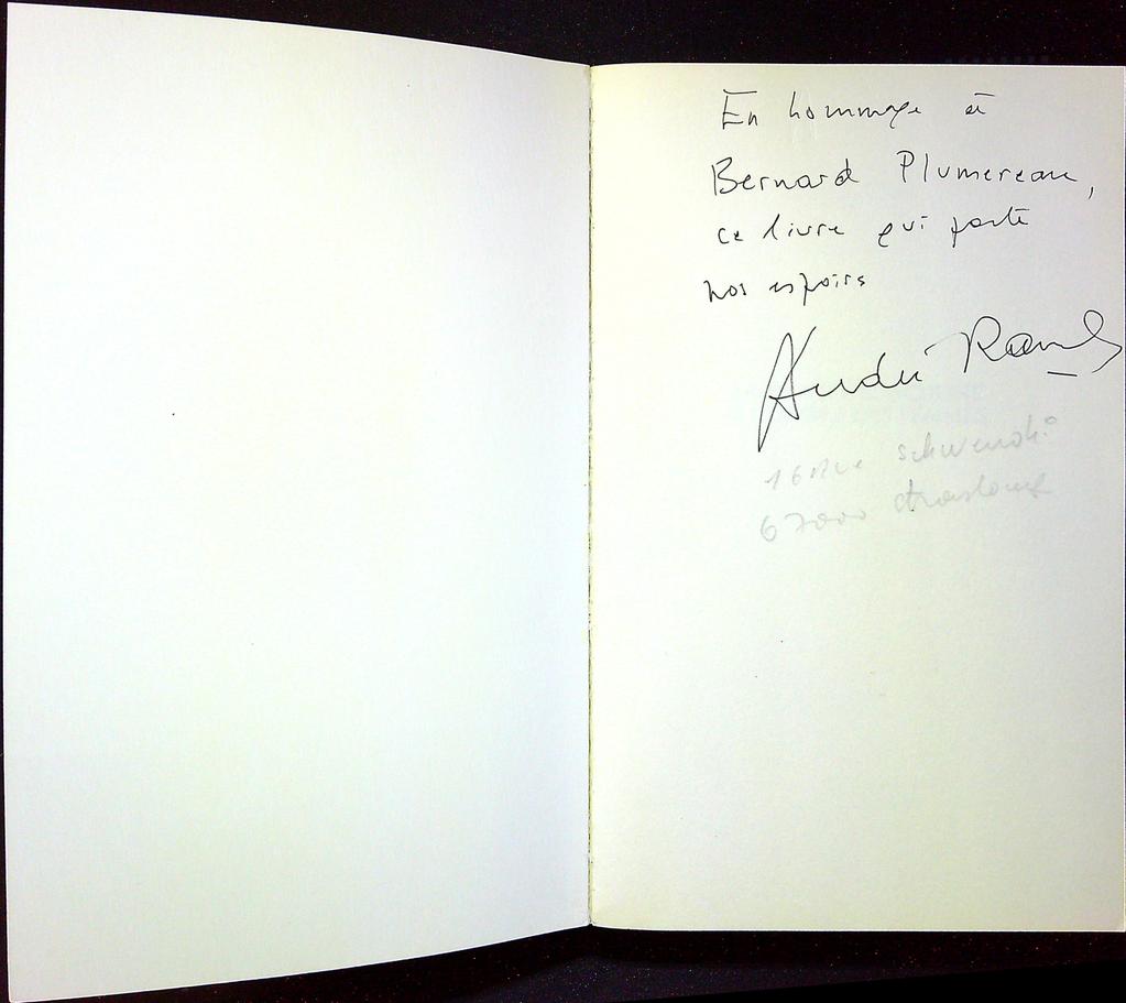 Livre – André Rauch – Sciences Humaines – Dédicacé bon état