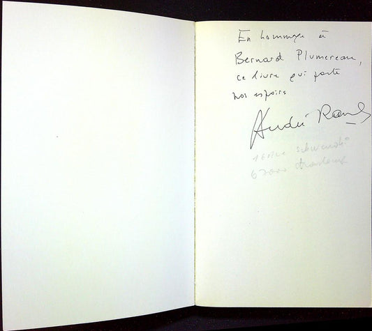 Livre – André Rauch – Sciences Humaines – Dédicacé bon état