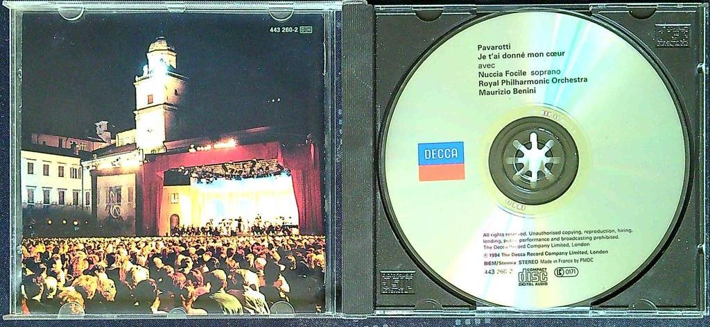 Cd – Luciano Pavarotti – Musique – Live de Modène