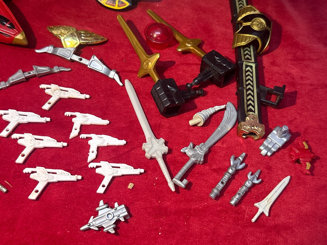 Lot power rangers vintage 1993 Pièces Thunderzord Assault Team Bandai