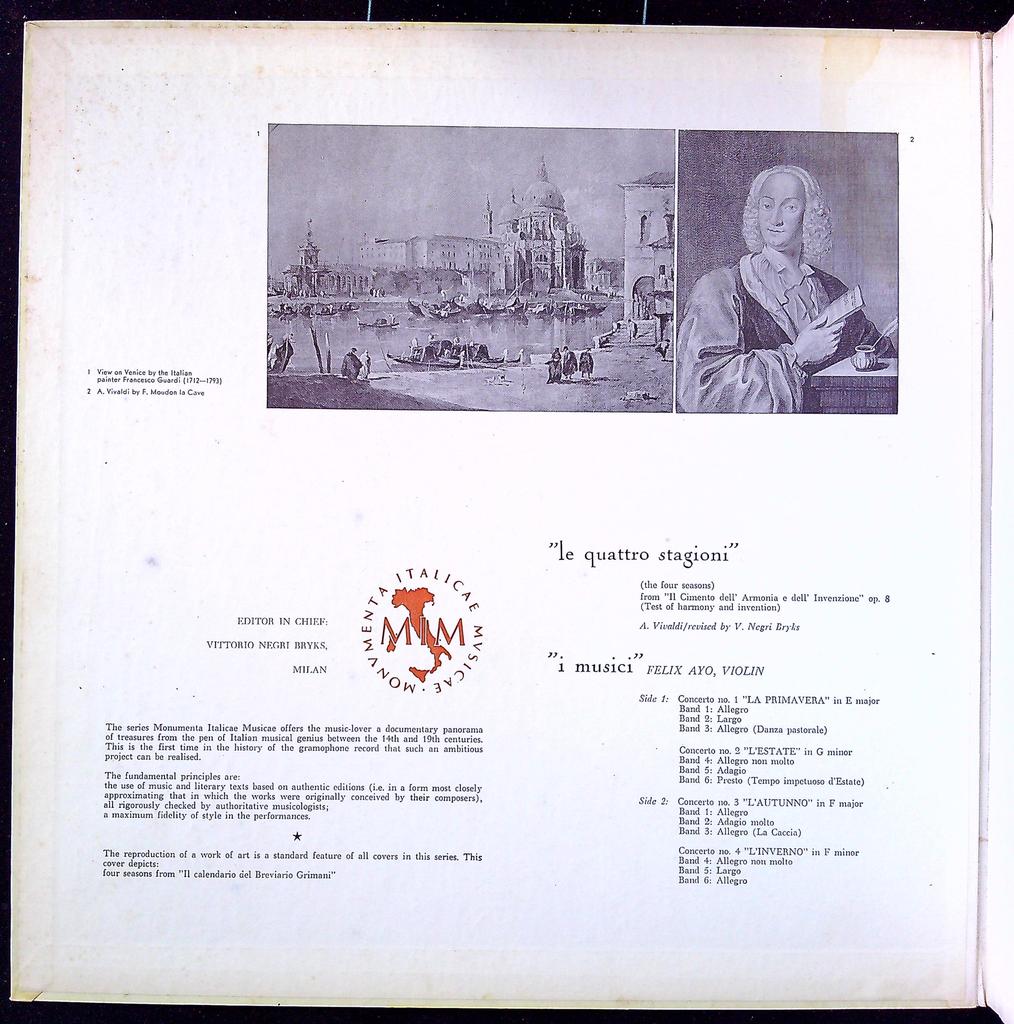 Vinyle – Vivaldi – Musique Classique – Les Quatre Saisons