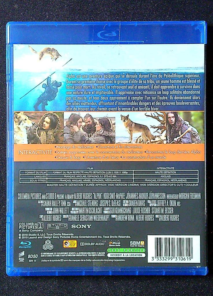 Blu-ray Alpha – Sony Pictures – Divertissement – Edition Director's Cut