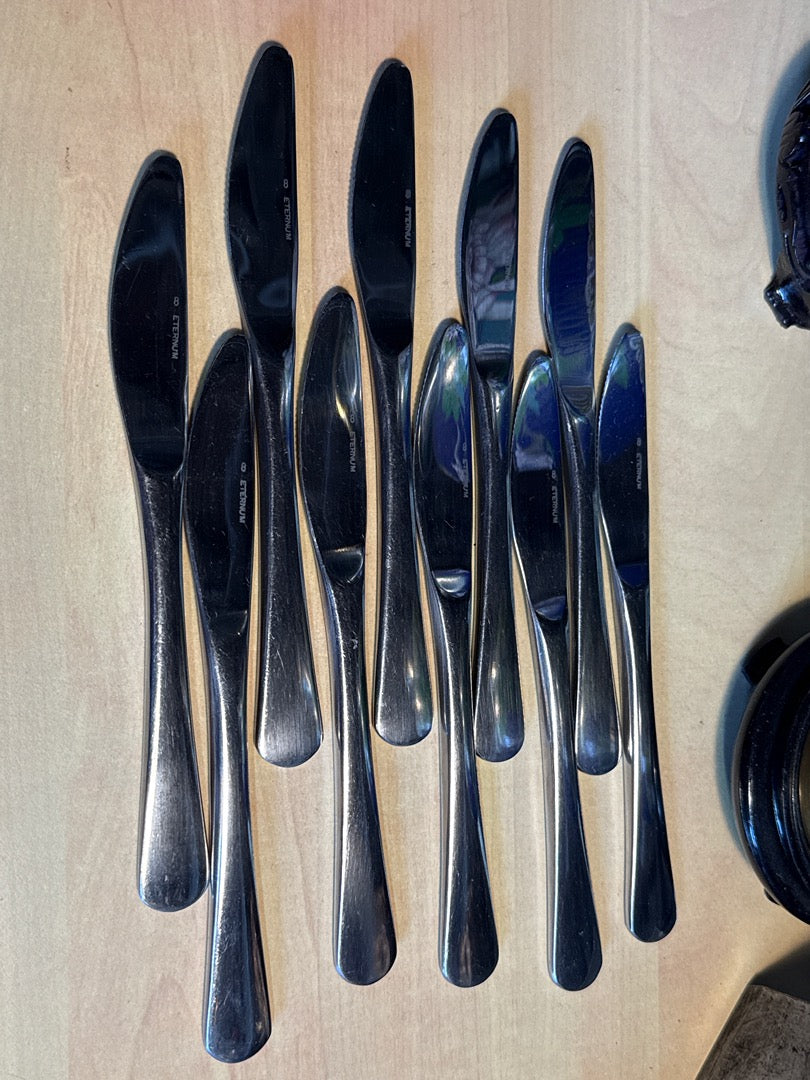 Couteaux de table – Eternum – Couverts – Lot de 10 acier