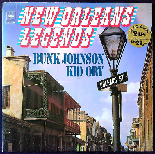 Vinyle 2 Lp New Orleans Legends Bunk Johnson Kid Ory Cbs