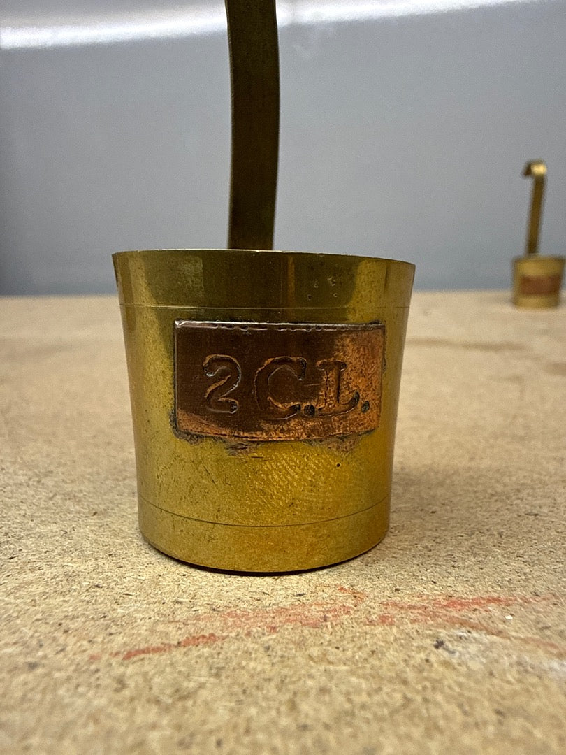 Mesures À Lait – Sans Marque – Cuisine – Set Vintage En Laiton