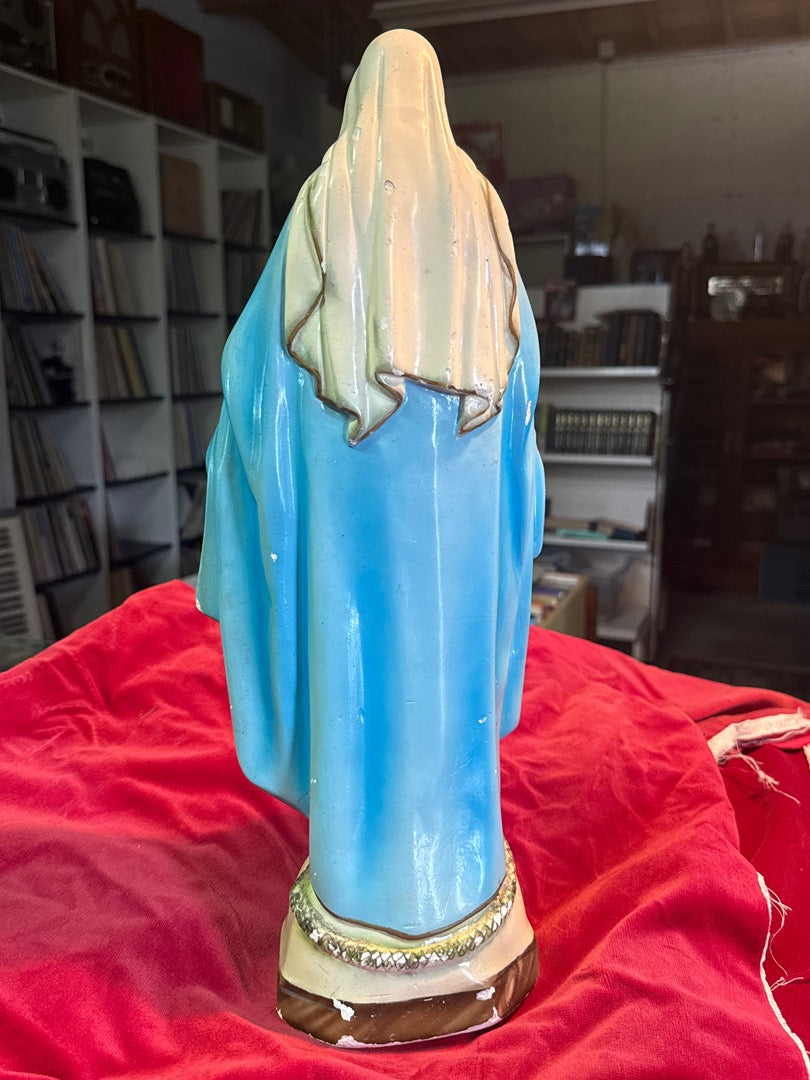Statue Vierge Marie bleue – Ornement – Décoration