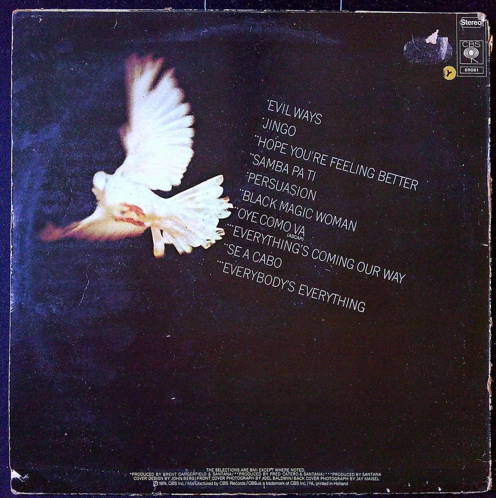 Vinyle Santana Greatest Hits Cbs