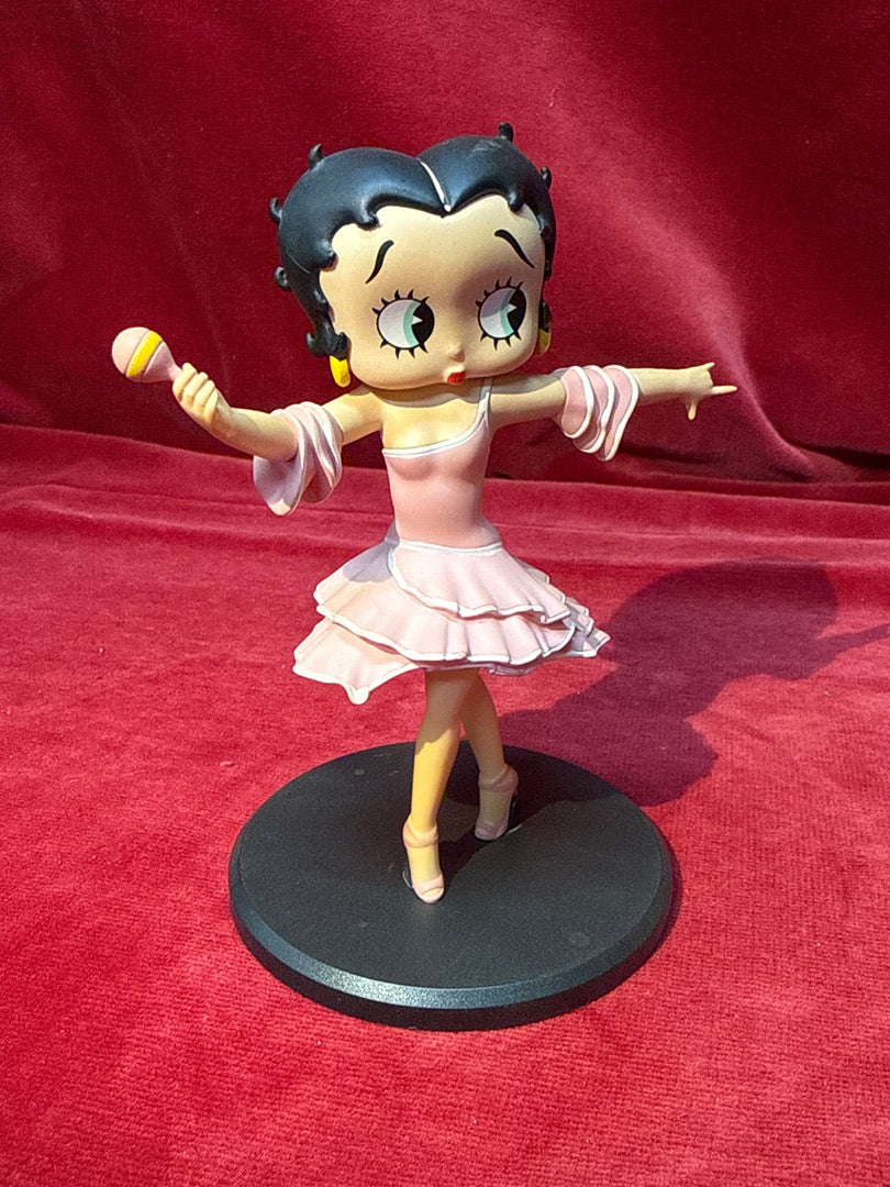 Tirelire Betty Boop danseuse flamenco rose Fleischer Studios