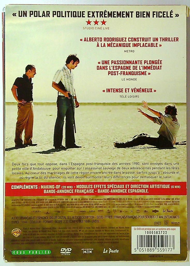 Dvd La Isla Mínima - Un film de Alberto Rodríguez