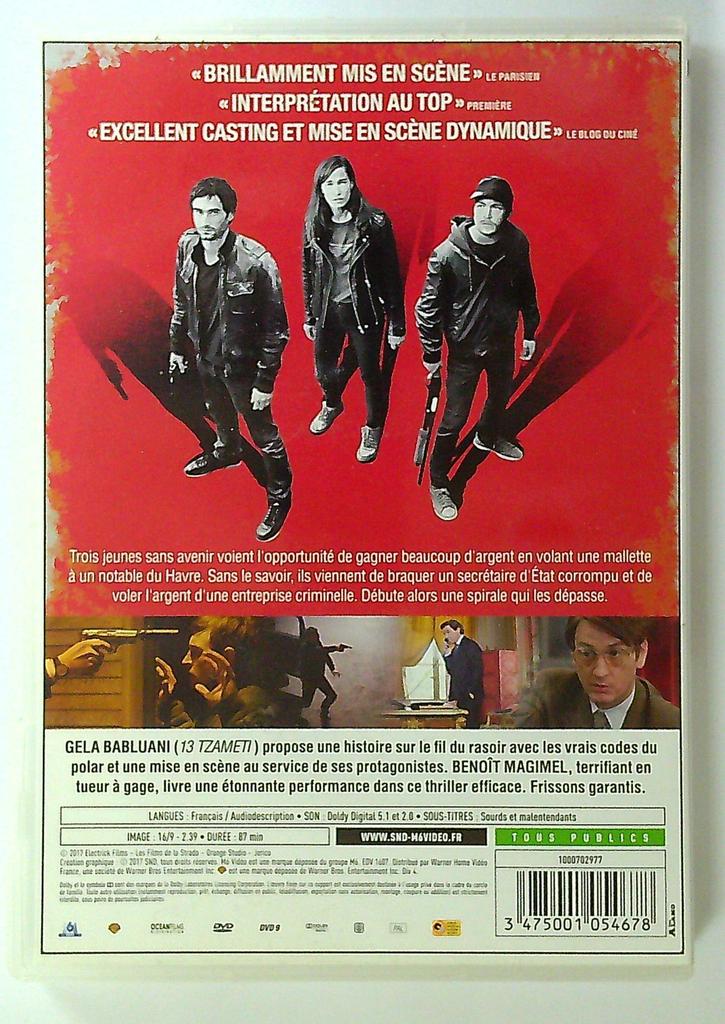Dvd Money film policier de Gela Babluani avec Benoît Magimel
