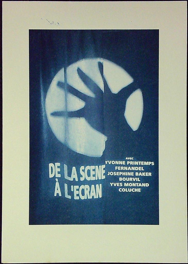 De La Scène à L'écran Enveloppe Dépliant Timbre 1er jour Encart Fdc Yvert et Tellier