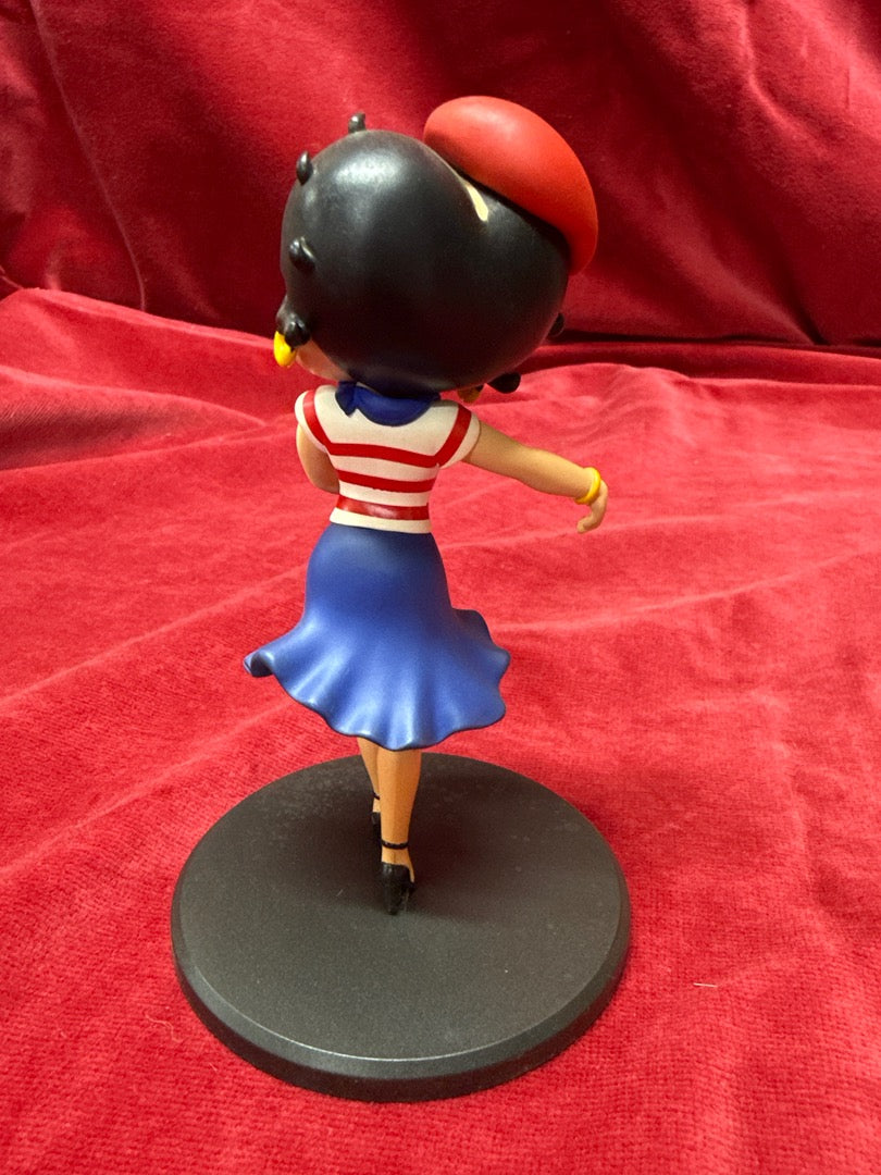 Figurine Betty Boop marinière béret rouge Fleischer Studios