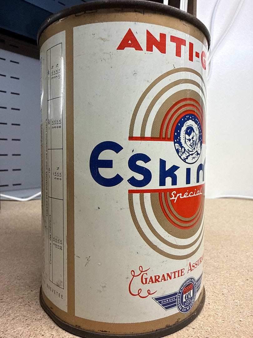 Ancien bidon tôle – Eskimo – Automobilia – anti-gel vintage