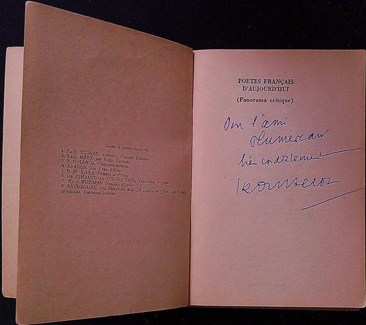 Livre – Éditions Seghers – Poésie – Anthologie dédicacée